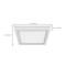 Nuvo BLINK Pro, 13 Watt, 9 Inch LED Fixture, 4000K, Square Shape, White Finish, 120/277 Volts 62/1759 - alternate 6